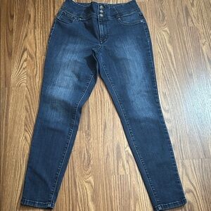Maurices Dark Wash High-Rise Skinny Jeans